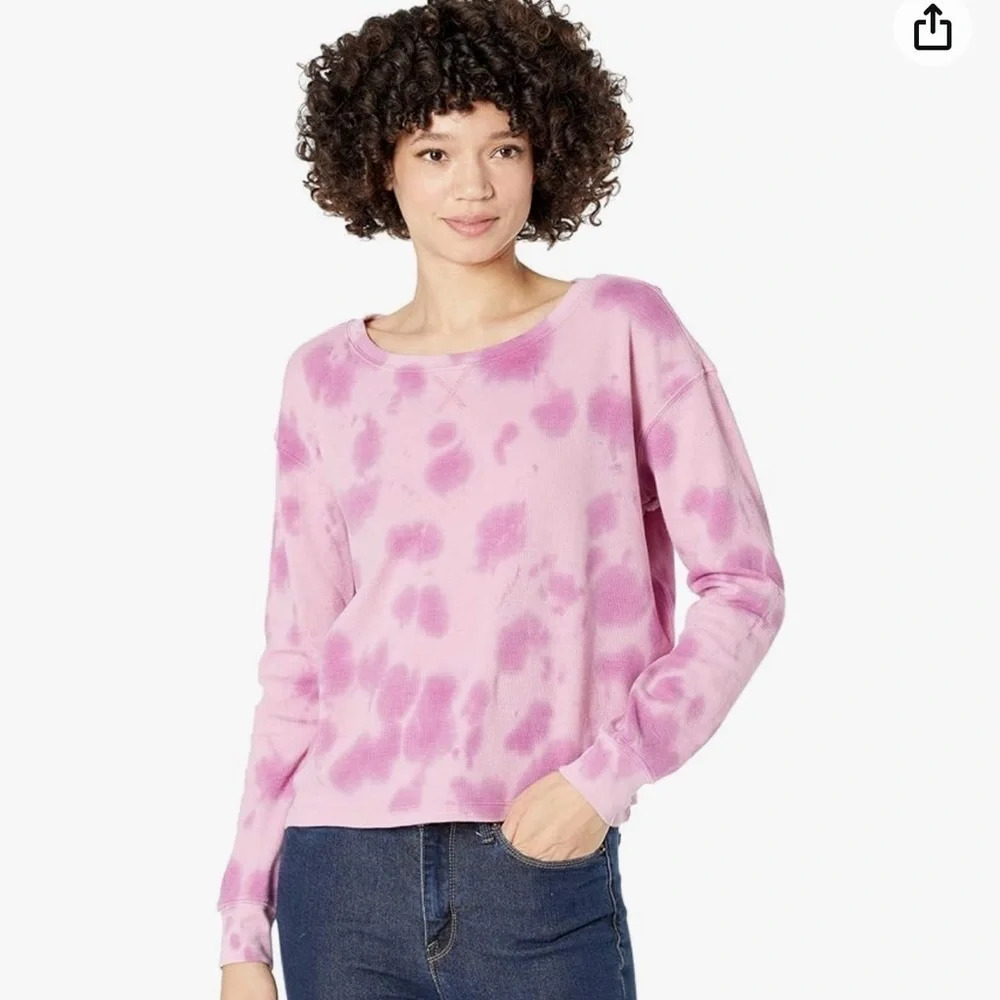 Splendid Cloud Tie-Dye Pullover Sweatshirt
